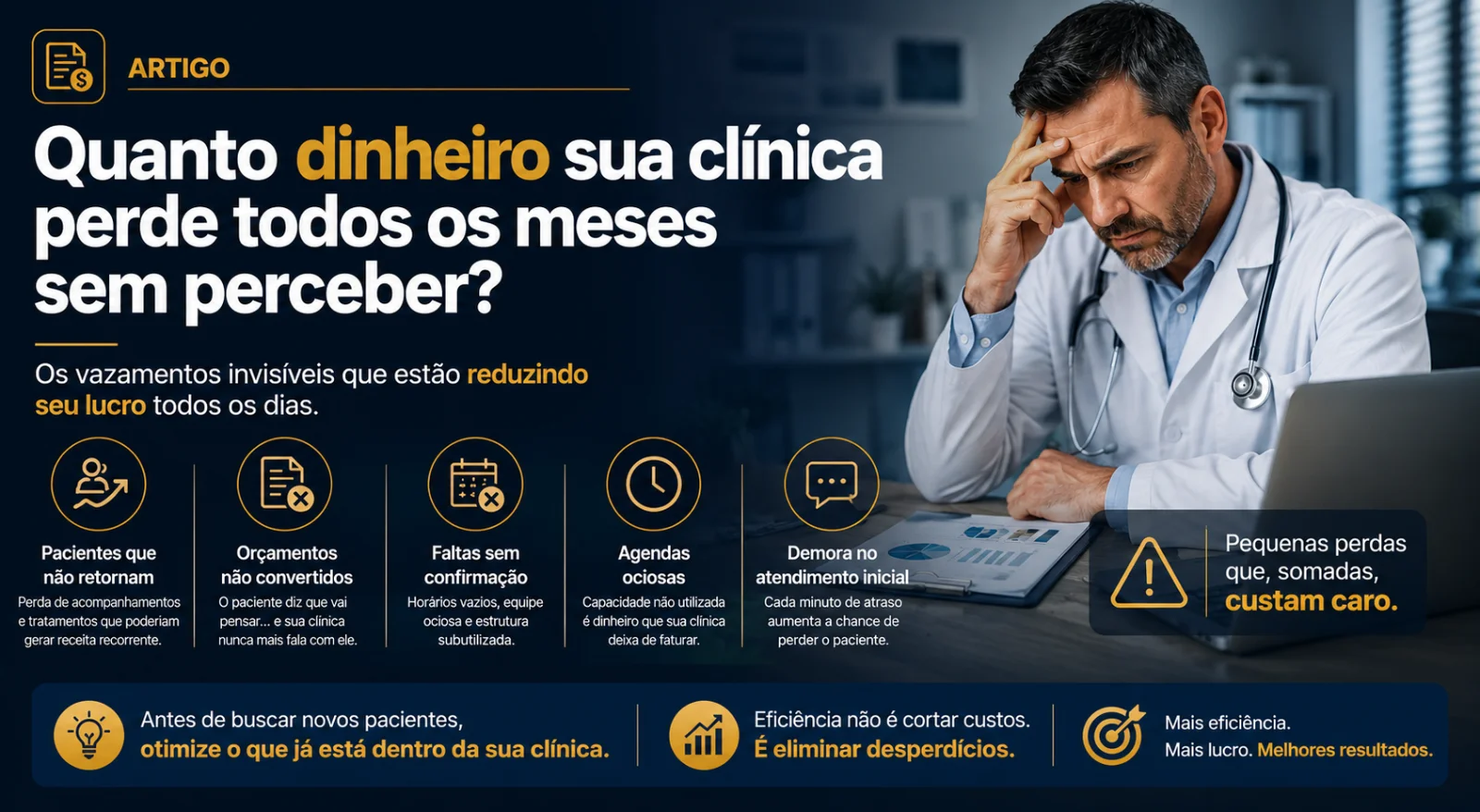 Quanto Dinheiro Sua Clínica Perde Todos os Meses Sem Perceber?